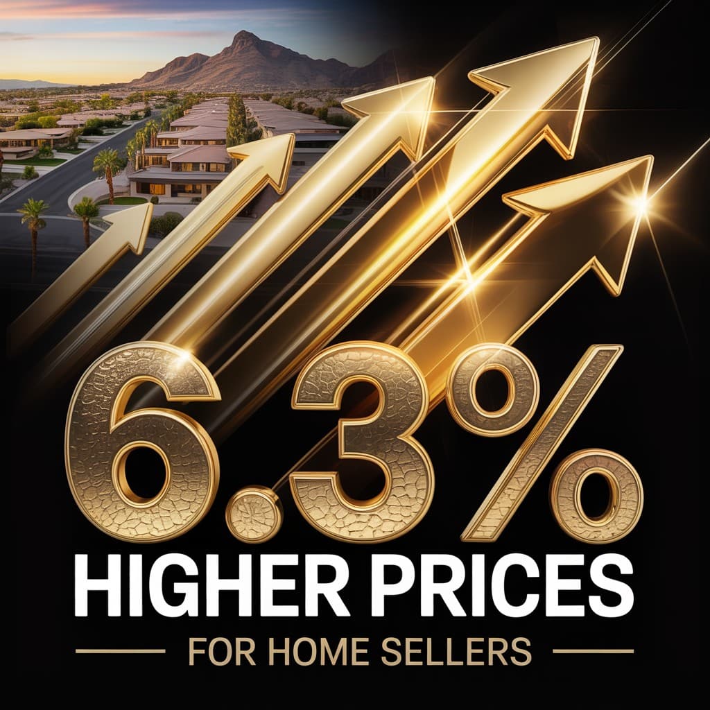 6.3% higher prices for home sellers